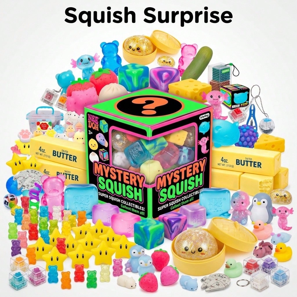 Food And Snacks - Sürpriz Kutu-Yavaş Yükselen Squishy Oyuncaklar, Yiyecek