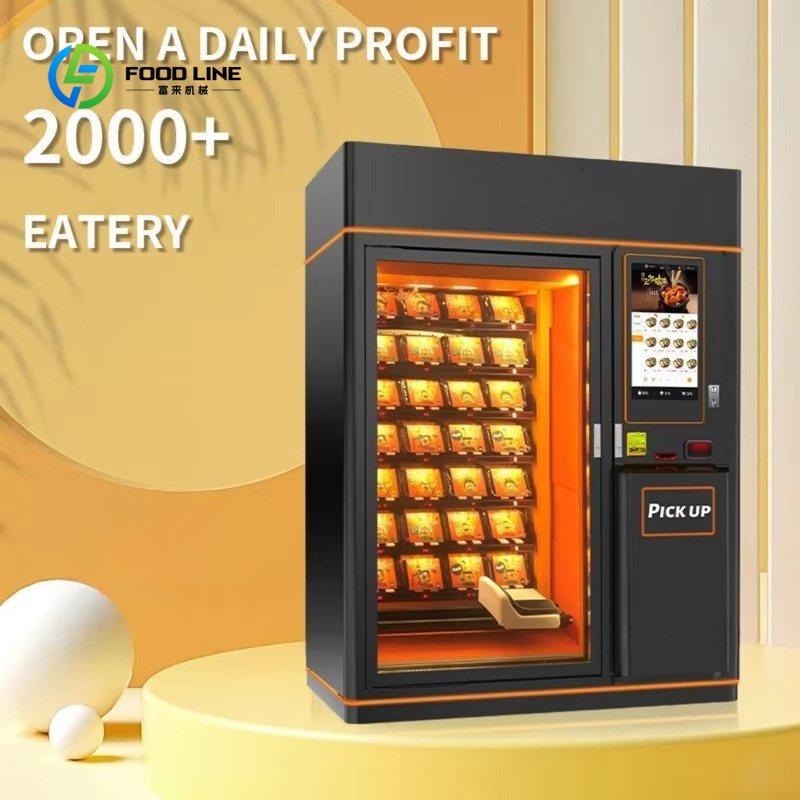 Food And Snacks - Özelleştirilmiş Sıcak Yemek Otomatı, Fast Food