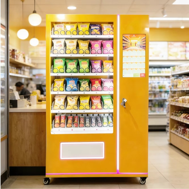 Food And Snacks - Otomatik Atıştırmalık Otomatı Ticari İçecek Dağıtıcısı
