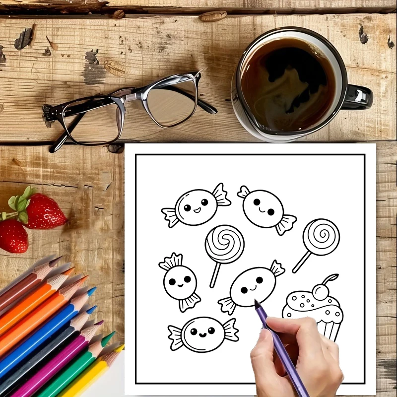 Yetişkinler için Boyama Kitabı - Food Y Snacks Coloring Book incelemesi ve fiyatı