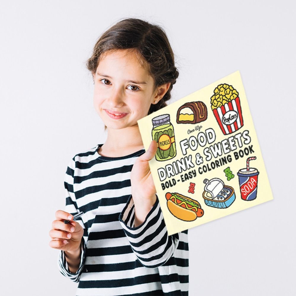 Kızlar İçin Yatıştırıcı Boyama - Food Y Snacks Coloring Book incelemesi ve fiyatı