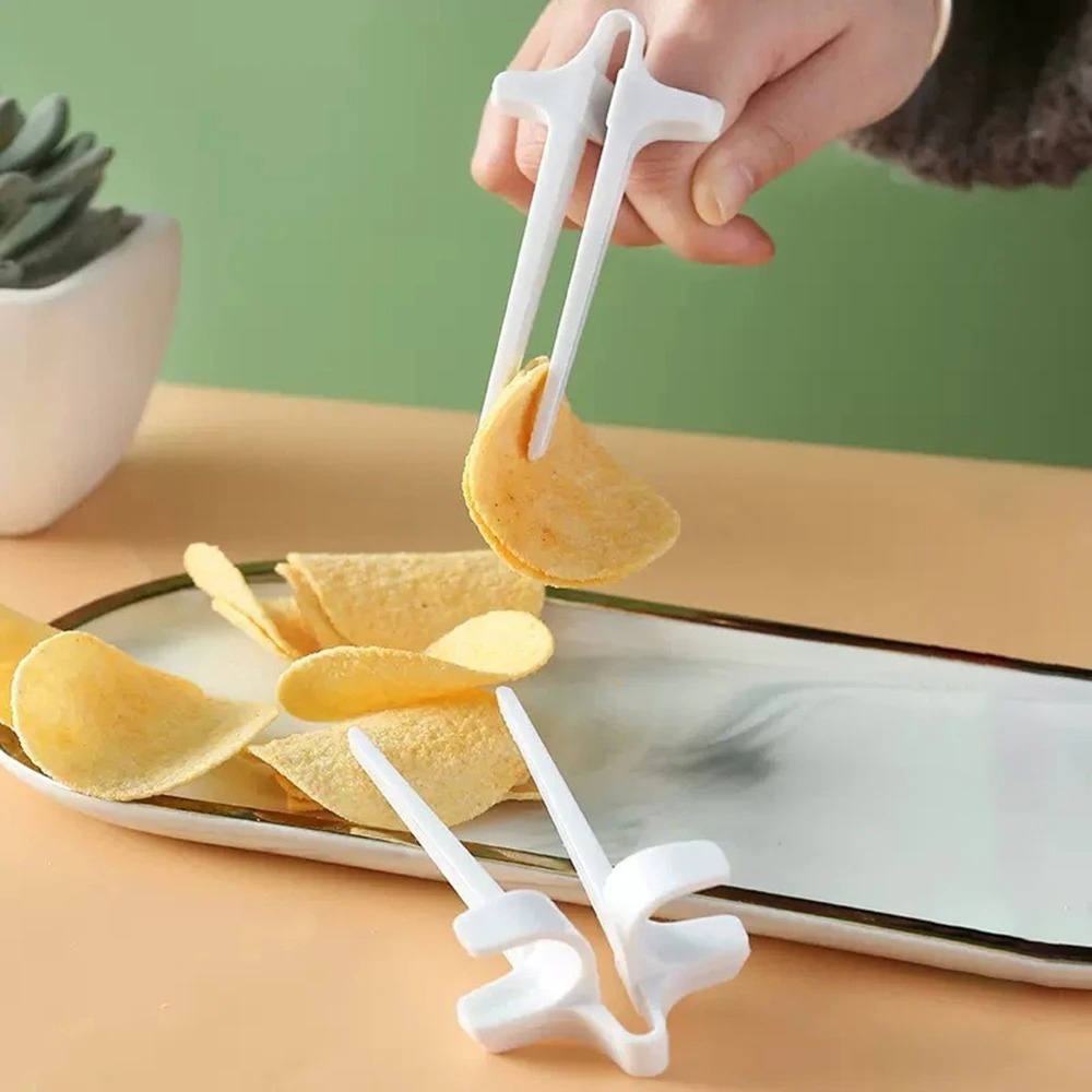 1PC Lazy Fingers Chopsticks -  - Snacks Food Video incelemesi ve fiyatı