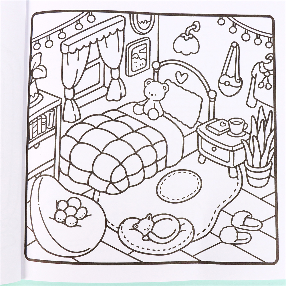 Yetişkinler ve Gençler için Kü - Food Y Snacks Coloring Book incelemesi ve fiyatı