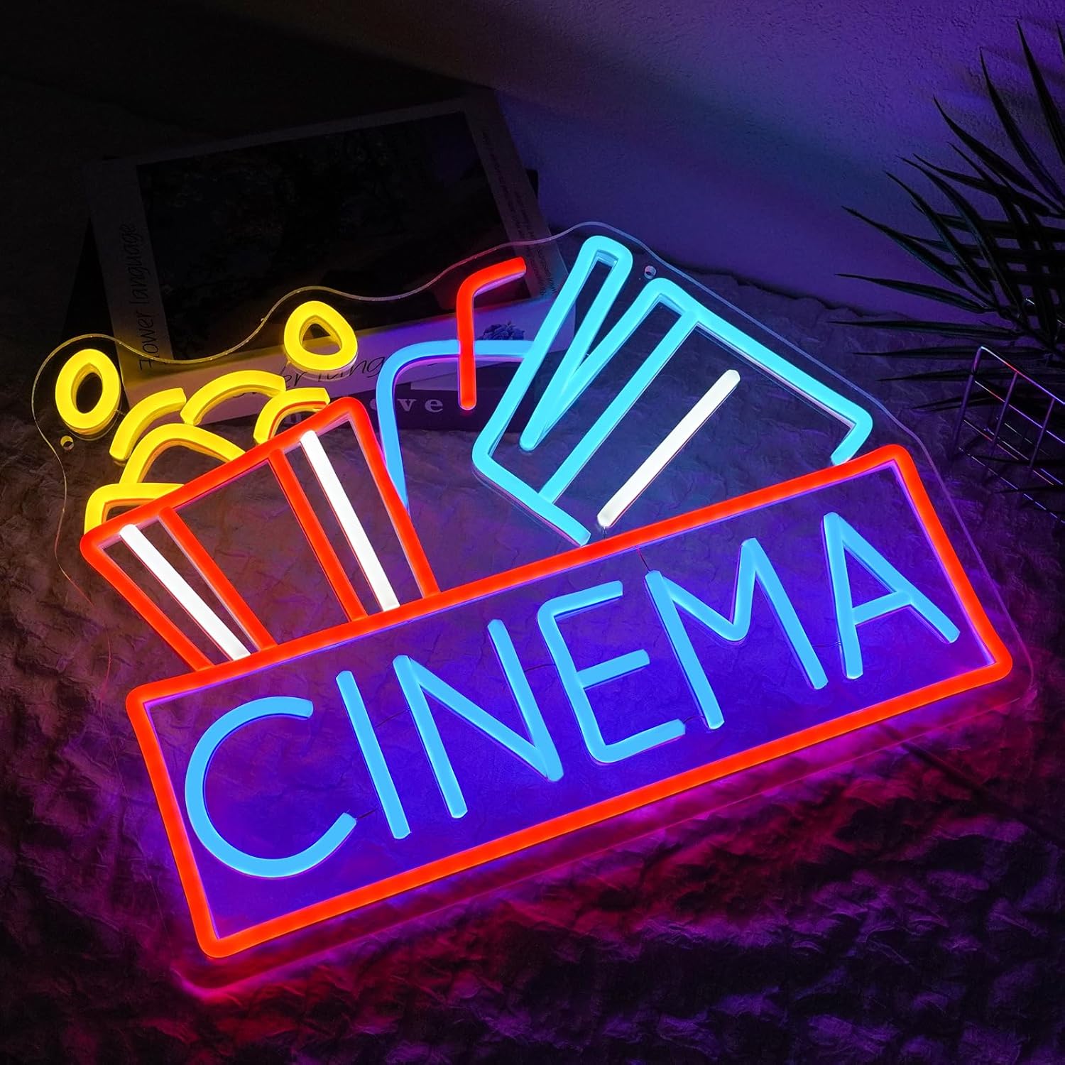 Popcorn Neon Tabelası Kısılabi - Snacks Food Video incelemesi ve fiyatı